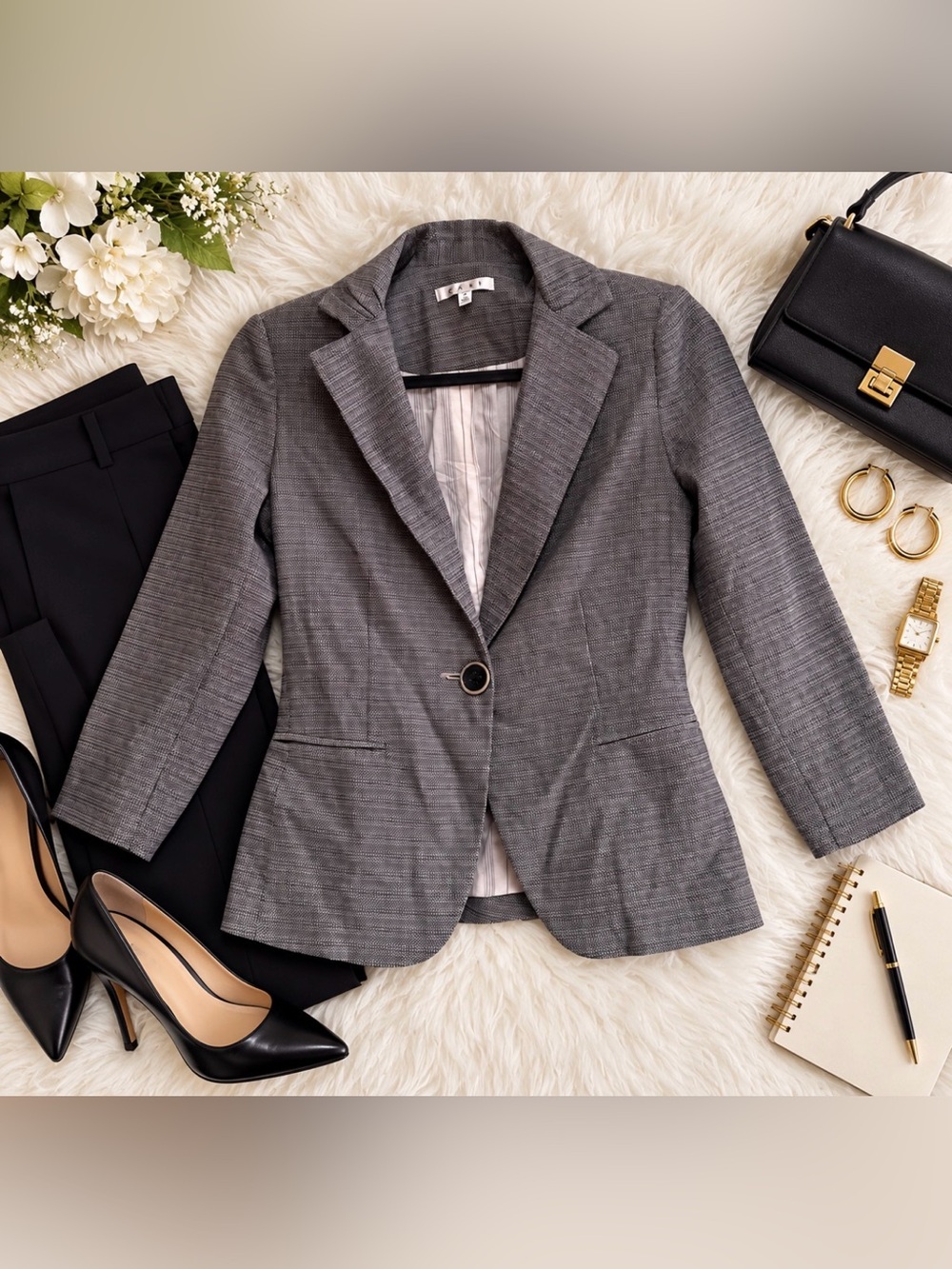 CAbi Barrister Tweed Blazer